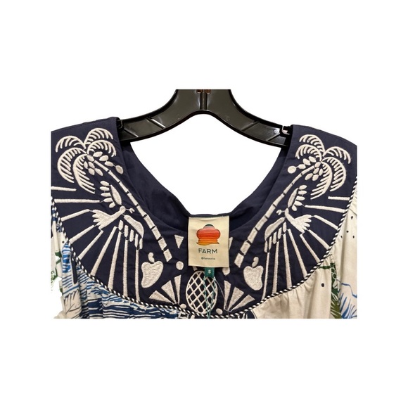 Farm Rio Graphic Rio Maxi Dress-Color Small-Color-Graphic Rio. NWT - Picture 3 of 8